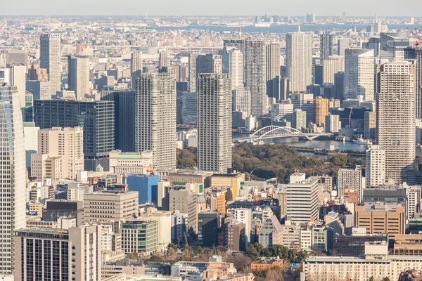 Japonya'da Tokyo gökdelenler — Stok fotoğraf