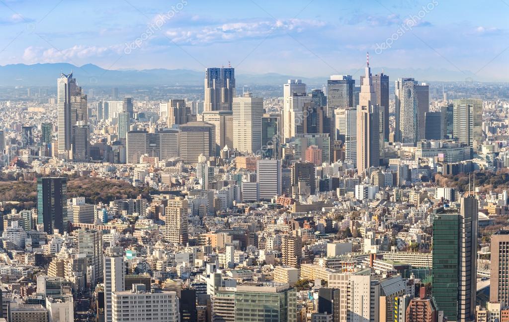 Tokyo Shinjuku Skyline Stock Photo By C Vichie81