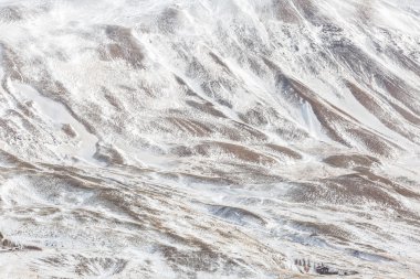 İzlanda kış manzarası