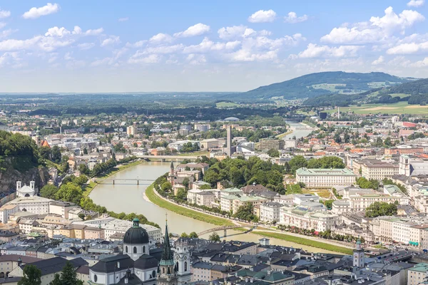 Historische salzburg stadt in österreich — Stockfoto