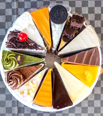 renkli tatlı tatlılar