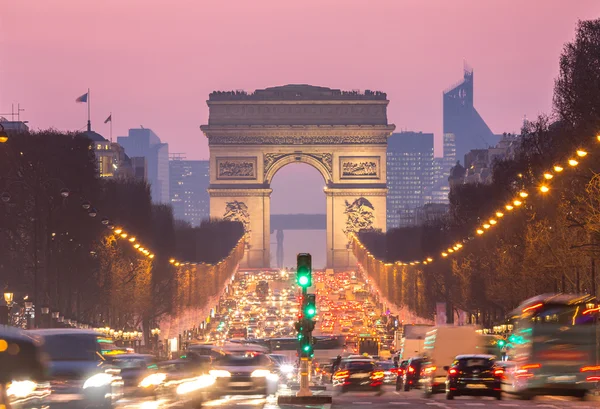 Arc of Triomphe Champs-Elysees in Paris — Stock Photo, Image