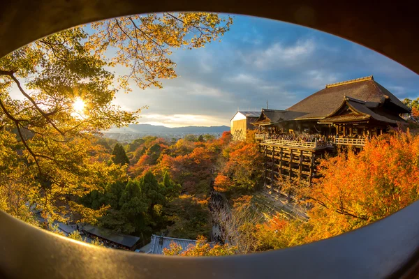 Krásný pohled Kiyomizu-dera — Stock fotografie