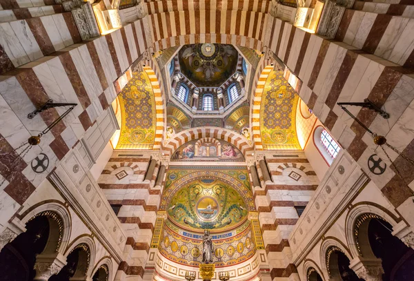 Marseille Notre-Dame de la Garde kerk — Stockfoto