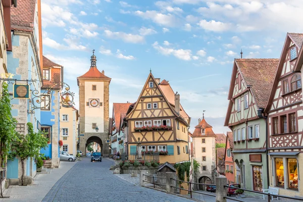 Rothenburg ob der Tauber şehir Almanya — Stok fotoğraf