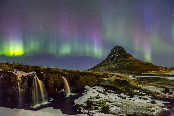 Northern Lights Aurora  Iceland