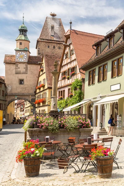 Rothenburg оф дер Таубер міста в Німеччині — стокове фото