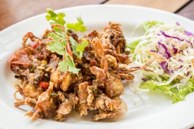 derin kızarmış yumuşak Kabuk Yengeç