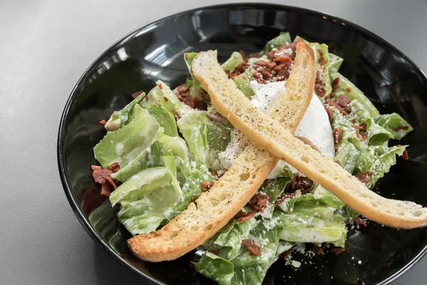 Tigela de salada de césar verde — Fotografia de Stock