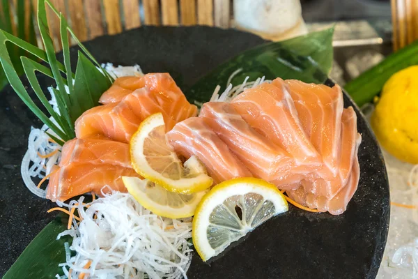 Salmon sashimi gourmet — Stock Photo, Image