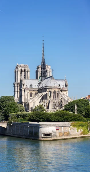 Paris Notre Dame Panorama — Zdjęcie stockowe