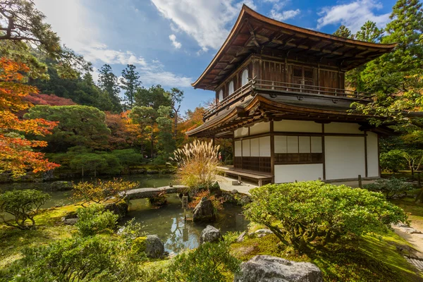 Ναός Ginkakuji Κιότο — Φωτογραφία Αρχείου