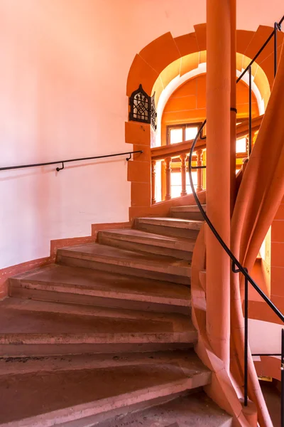 Točité schodiště v německém kostele — Stock fotografie