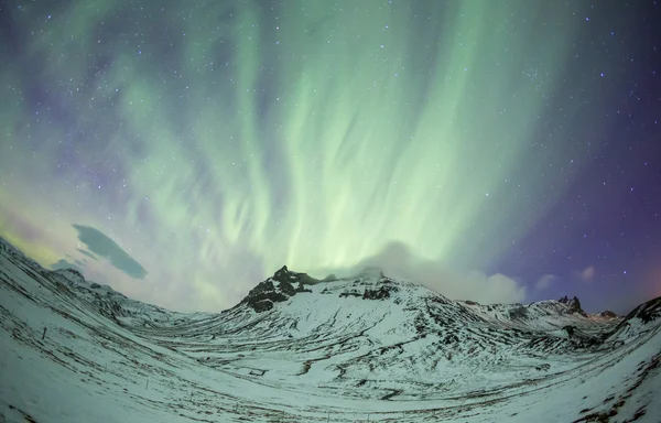 Luces del norte en iceland —  Fotos de Stock