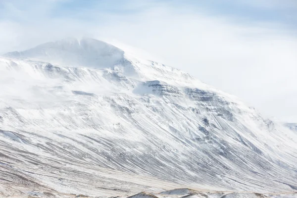 Island vinterlandskap — Stockfoto
