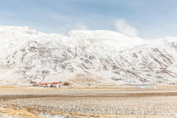 Ισλανδία χειμερινό τοπίο — Φωτογραφία Αρχείου