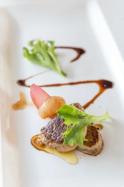 Foie gras, gegrillt — Stockfoto