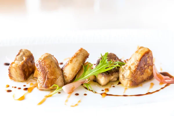 Foie gras, gegrillt — Stockfoto