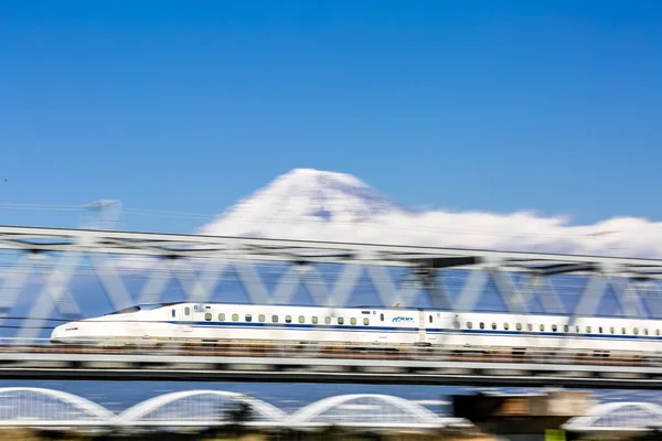 モーション ブラーと高速鉄道 — ストック写真