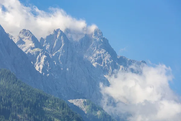 Κορυφή τοπίο του βουνού Zugspitze Άλπεις — Φωτογραφία Αρχείου