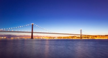 Lissabon stadsgezicht en bridge