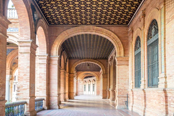 Corridor of Spanish Square — Stock Photo, Image