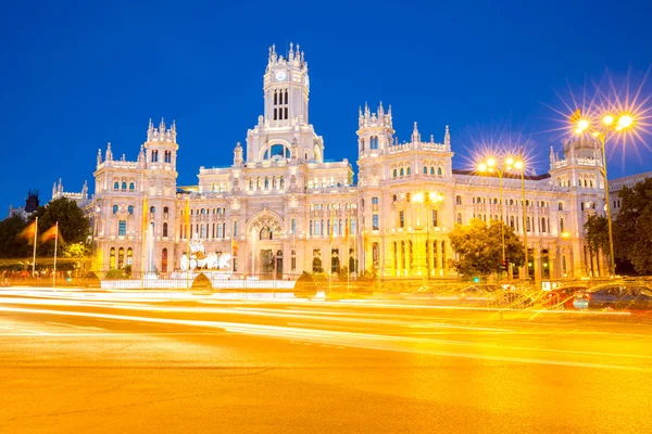 Plaza de la cibeles de madrid — Foto de Stock