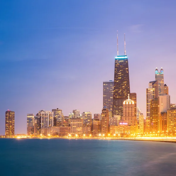 Chicago panorama del centro — Foto Stock
