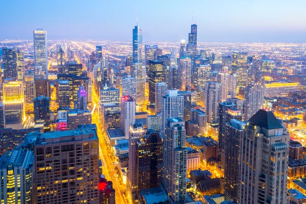 Chicago cidade Centro da cidade — Fotografia de Stock