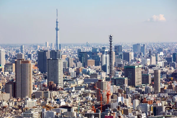 Letecká Tokio panoráma od shinjuku — Stock fotografie