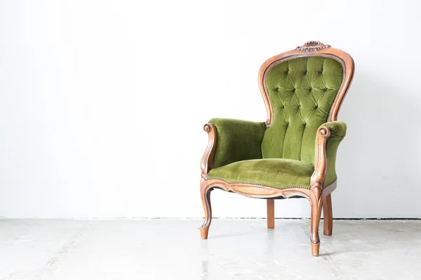 Chaise verte classique — Photo