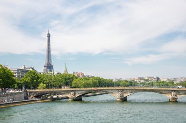 Eyfel Kulesi Tour Eiffel seine Nehri boyunca