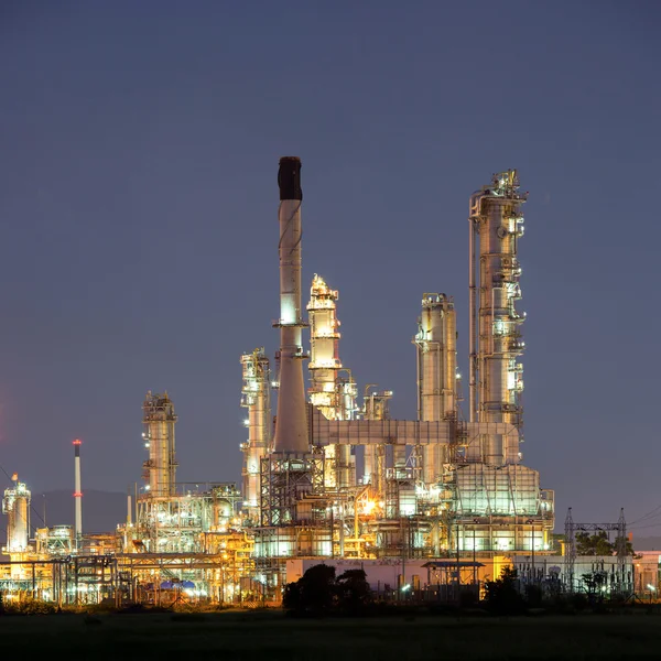 Oil Refinery Factory Stock Photo