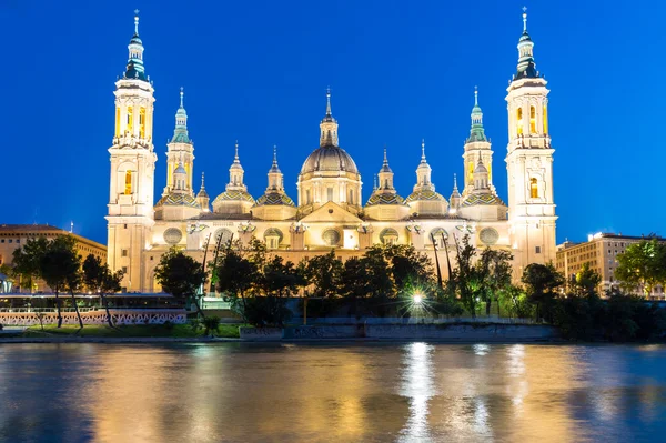 Zaragoza Basilica in Spain — Stock Photo, Image