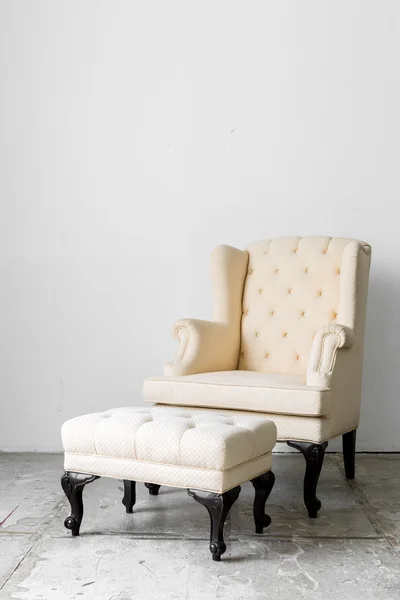Chaise rétro beige — Photo
