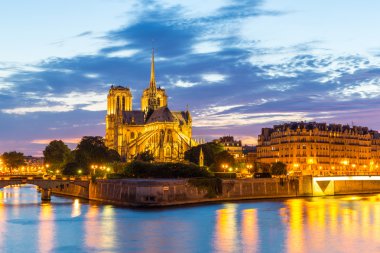 Paris 'teki Notre Dame Katedrali