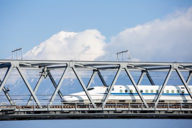 Shinkansen ve Fuji Dağı