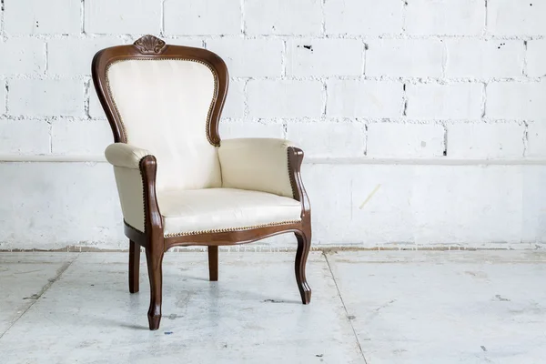 White Retro Chair — Stock Photo, Image