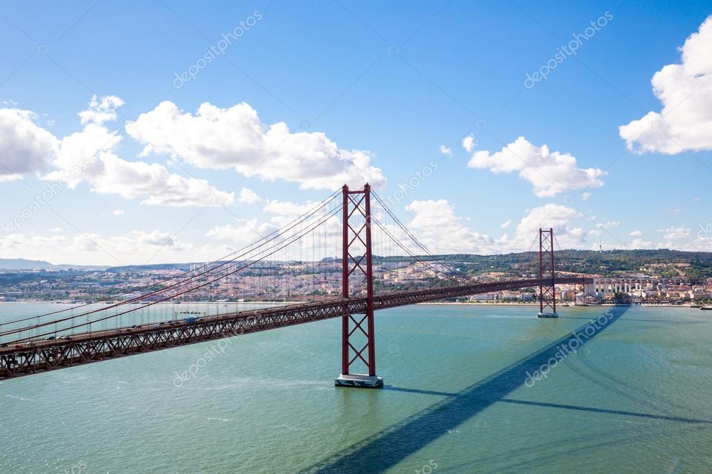 Lisbon Bridge cityscape