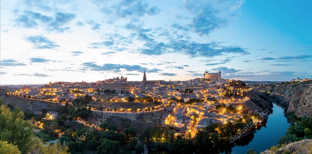 Toledo Cityscape with Alcazar