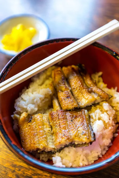 Gourmet unagi donburi — Fotografia de Stock