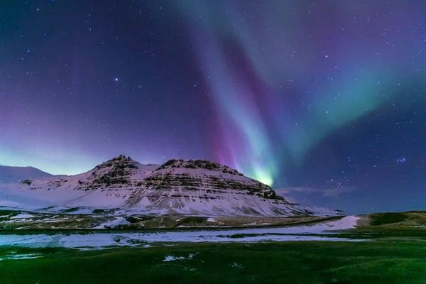 Nordlicht in Island — Stockfoto