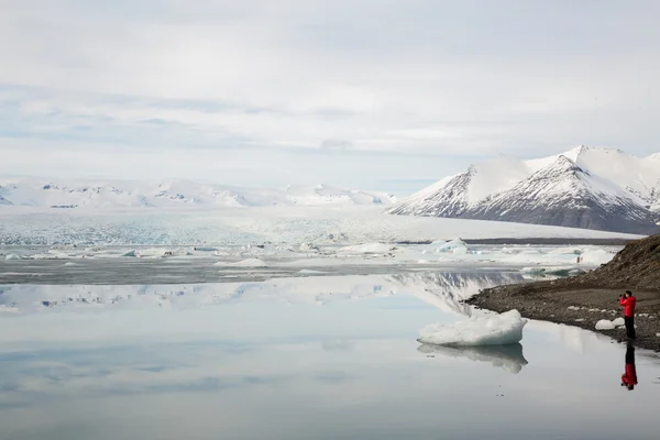 Vatnajokull-gletsjer in IJsland — Stockfoto