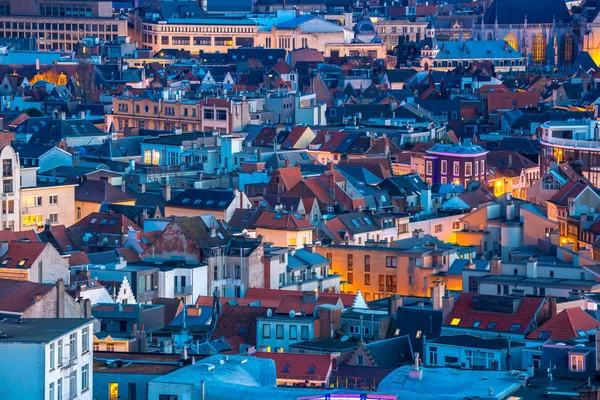 Vista de Amberes al atardecer — Foto de Stock