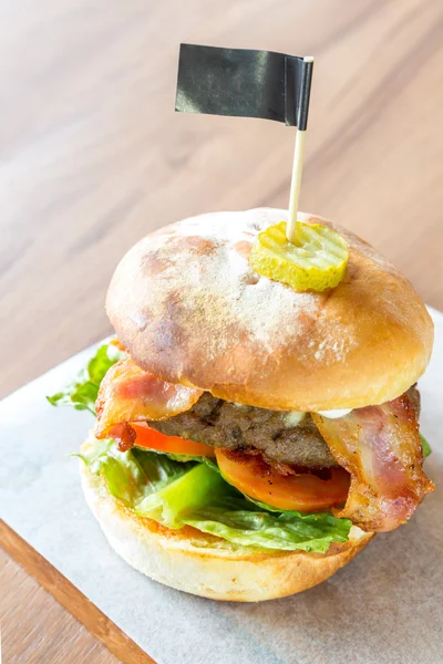 Hamburguesa de carne Angus — Foto de Stock