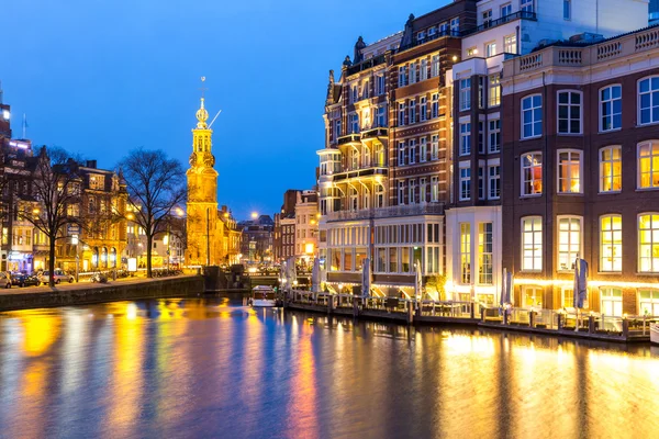 Amsterdam uitzicht op de stad — Stockfoto