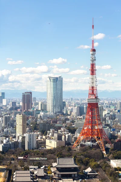 Tokyo Tower stadsgezicht in Japan — Stockfoto