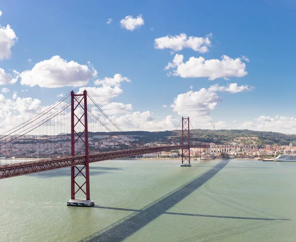 Панорама Лиссабонского моста — стоковое фото