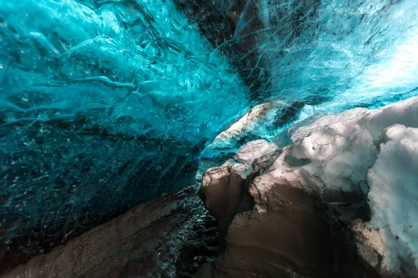 Ledová jeskyně na Islandu — Stock fotografie