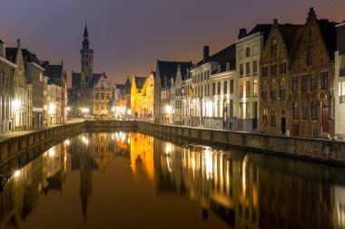 Gece Belçika Bruges